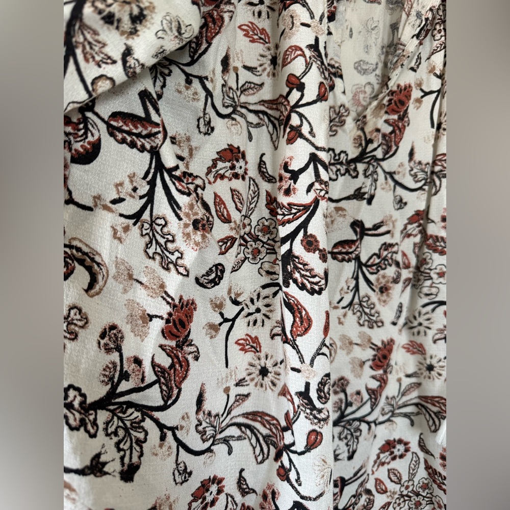 Floral blouse with tassels by Lucky Brand - Picture 3 of 8
